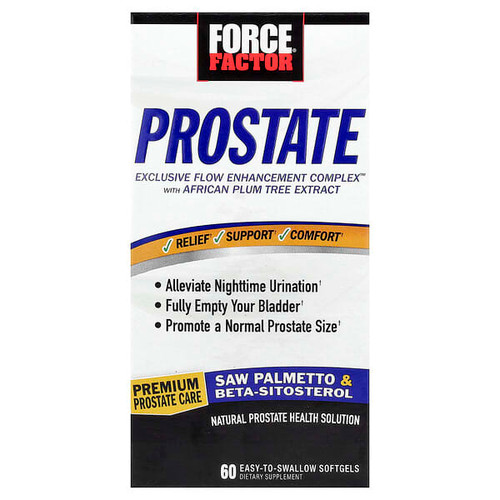 <img alt="Force Factor, Prostate, Natural Prostate Health Solution, 60 Easy-To-Swallow Softgels" title="Force Factor, Prostate, Natural Prostate Health Solution, 60 Easy-To-Swallow Softgels,818594012411"