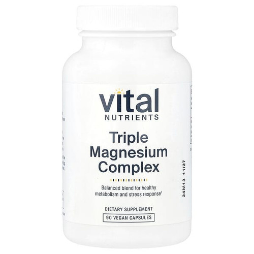 <img alt="Vital Nutrients, Triple Magnesium Complex, 90 Vegan Capsules (250 mg per Capsule)" title="Vital Nutrients, Triple Magnesium Complex, 90 Vegan Capsules (250 mg per Capsule),693465309117"