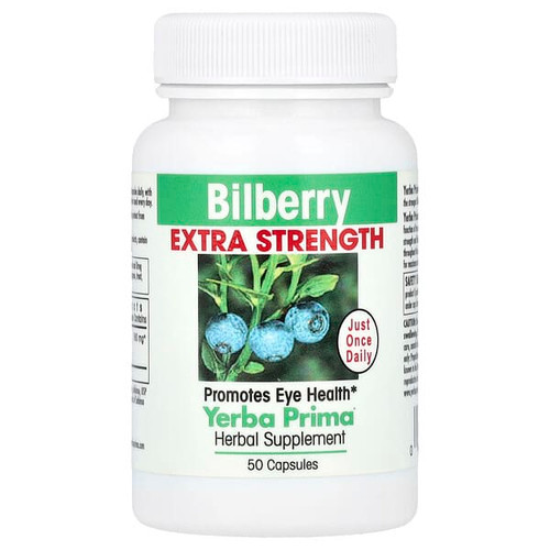 <img alt="Yerba Prima, Bilberry, 50 Capsules (160 mg per Capsule)" title="Yerba Prima, Bilberry, 50 Capsules (160 mg per Capsule),046352004563"