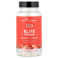 <img alt="Eu Natural, Elite Focus, Caffeine & L-Theanine, 120 Vegetarian Capsules" title="Eu Natural, Elite Focus, Caffeine & L-Theanine, 120 Vegetarian Capsules,855244008165"