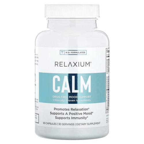 <img alt="Relaxium, Calm, 60 Capsules" title="Relaxium, Calm, 60 Capsules,857431003205"