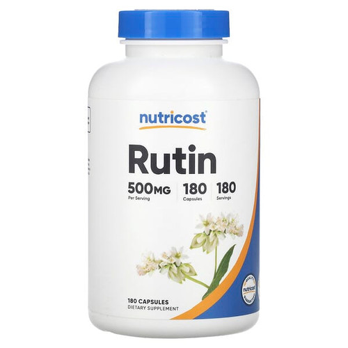 <img alt="Nutricost, Rutin, 500 mg, 180 Capsules" title="Nutricost, Rutin, 500 mg, 180 Capsules,810014673455"