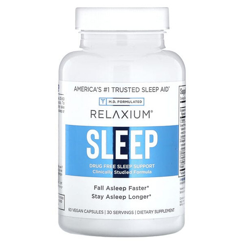 <img alt="Relaxium, Sleep, 60 Vegan Capsules" title="Relaxium, Sleep, 60 Vegan Capsules,857431003199"