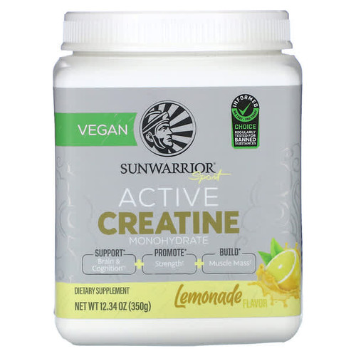 <img alt="Sunwarrior, Sport, Active Creatine Monohydrate, Lemonade , 12.34 oz (350 g)" title="Sunwarrior, Sport, Active Creatine Monohydrate, Lemonade , 12.34 oz (350 g),810100920807"
