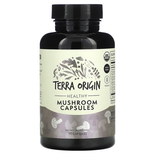 <img alt="Terra Origin, Healthy Mushroom Capsules, 90 Capsules" title="Terra Origin, Healthy Mushroom Capsules, 90 Capsules,857668007823"