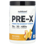 <img alt="Nutricost, Performance, Pre-X, Xtreme Pre-Workout Complex, Peach Mango, 1 lb (450 g)" title="Nutricost, Performance, Pre-X, Xtreme Pre-Workout Complex, Peach Mango, 1 lb (450 g),857077008367"