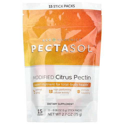<img alt="Econugenics, Pectasol, Modified Citrus Pectin, 15 Stick Packs, 0.18 oz (5 g) Each" title="Econugenics, Pectasol, Modified Citrus Pectin, 15 Stick Packs, 0.18 oz (5 g) Each,892985000904"