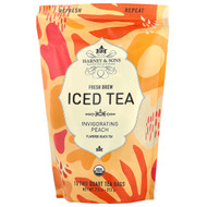 <img alt="Harney & Sons, Fresh Brew Iced Tea, Invigorating Peach, 15 Two Quart Tea Bags, 7.5 oz (212 g)" title="Harney & Sons, Fresh Brew Iced Tea, Invigorating Peach, 15 Two Quart Tea Bags, 7.5 oz (212 g),636046202339"