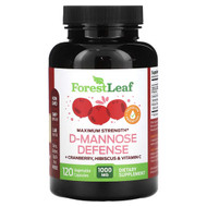 <img alt="Forest Leaf, D-Mannose Defense, Maximum Strength, 120 Vegetarian Capsules" title="Forest Leaf, D-Mannose Defense, Maximum Strength, 120 Vegetarian Capsules,645080875676"