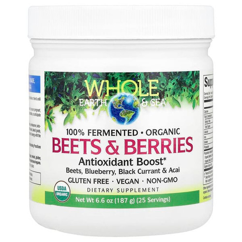 <img alt="Natural Factors, Whole Earth & Sea, Beets & Berries , 6.6 oz (187 g)" title="Natural Factors, Whole Earth & Sea, Beets & Berries , 6.6 oz (187 g),068958355528"