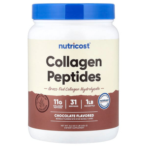 <img alt="Nutricost, Collagen Peptides, Chocolate, 1 lb (454 g)" title="Nutricost, Collagen Peptides, Chocolate, 1 lb (454 g),810014670591"