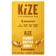 <img alt="KiZE Life Changing Bar, Peanut Butter Honey, 10 Bars, 1.5 oz (43 g) Each" title="KiZE Life Changing Bar, Peanut Butter Honey, 10 Bars, 1.5 oz (43 g) Each,854198004513"
