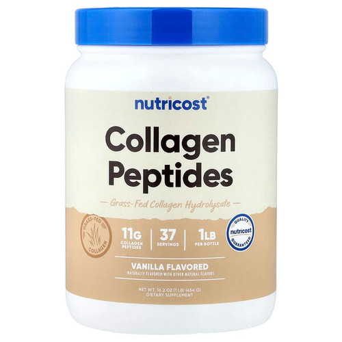 <img alt="Nutricost, Collagen Peptides, Vanilla, 1 lb (454 g)" title="Nutricost, Collagen Peptides, Vanilla, 1 lb (454 g),810014670621"