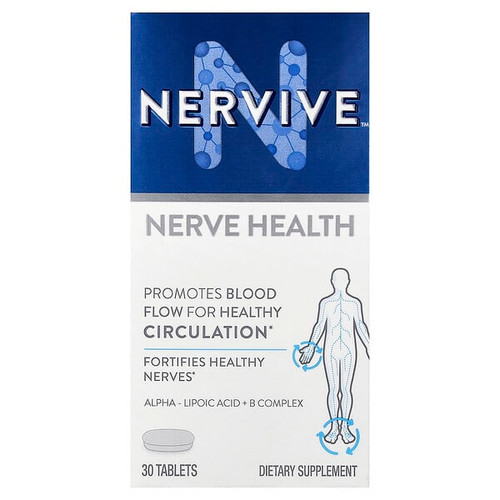 <img alt="Nervive, Nerve Health, 30 Tablets" title="Nervive, Nerve Health, 30 Tablets,037000491156"