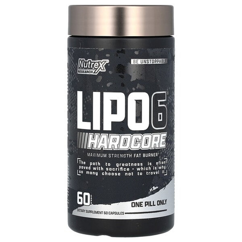 <img alt="Nutrex Research, LIPO-6, Hardcore, Maximum Strength, 60 Capsules" title="Nutrex Research, LIPO-6, Hardcore, Maximum Strength, 60 Capsules,850005755654"