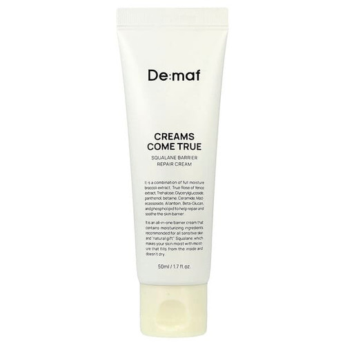 <img alt="De-maf, Creams Come True, Squalane Barrier Repair Cream, 1.7 fl oz (50 ml)" title="De-maf, Creams Come True, Squalane Barrier Repair Cream, 1.7 fl oz (50 ml),8800272980152"