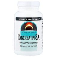 <img alt="Source Naturals, Pancreatin 8X, 100 Capsules" title="Source Naturals, Pancreatin 8X, 100 Capsules,021078019442"