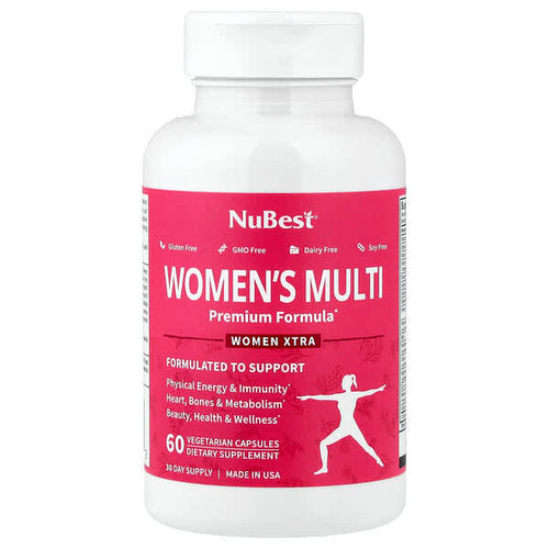 <img alt="NuBest, Womens Multi, 60 Vegetarian Capsules" title="NuBest, Womens Multi, 60 Vegetarian Capsules,850011016602"