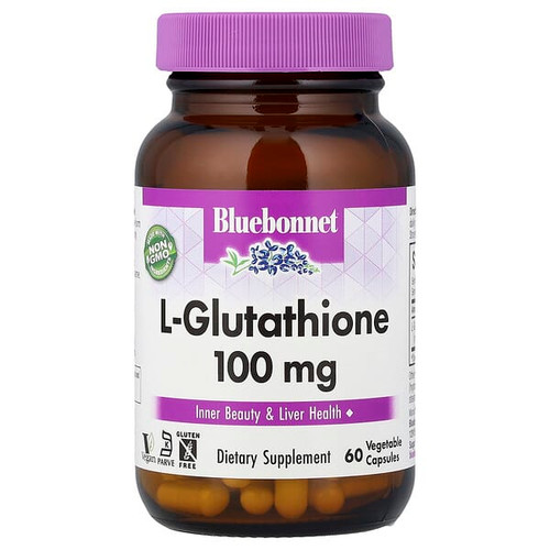<img alt="Bluebonnet Nutrition, L-Glutathione, 100 mg, 60 Vegetable Capsules" title="Bluebonnet Nutrition, L-Glutathione, 100 mg, 60 Vegetable Capsules,743715000506"