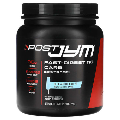 <img alt="JYM Supplement Science, Post JYM, Fast-Digesting Carb, Blue Artic Freeze, 2.2 lbs (990 g)" title="JYM Supplement Science, Post JYM, Fast-Digesting Carb, Blue Artic Freeze, 2.2 lbs (990 g),817047021420"