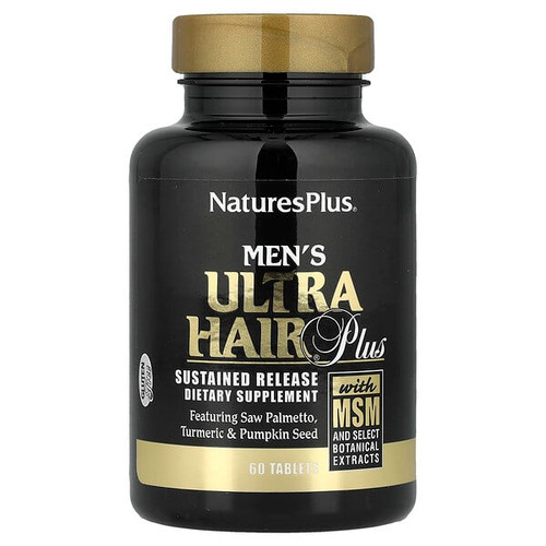 <img alt="NaturesPlus, Mens Ultra Hair Plus, With MSM and Select Botanical Extracts, 60 Tablets" title="NaturesPlus, Mens Ultra Hair Plus, With MSM and Select Botanical Extracts, 60 Tablets,097467048324"