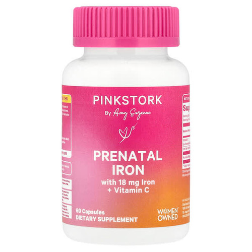 <img alt="Pink Stork, Prenatal Iron With Vitamin C, 60 Capsules" title="Pink Stork, Prenatal Iron With Vitamin C, 60 Capsules,850008018930"