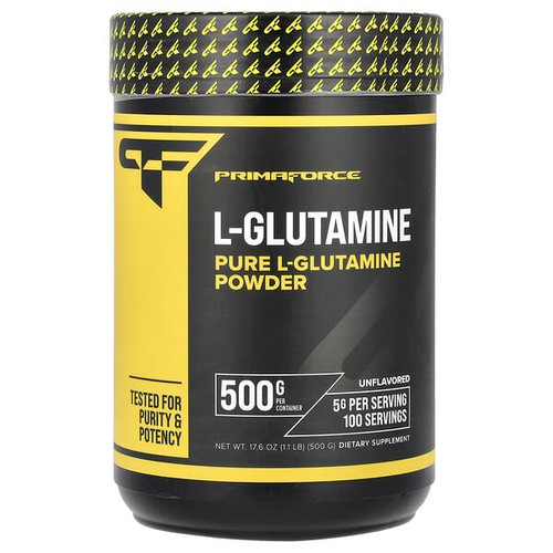 <img alt="Primaforce, L-Glutamine, Unflavored, 1.1 lb (500 g)" title="Primaforce, L-Glutamine, Unflavored, 1.1 lb (500 g),811445020313"