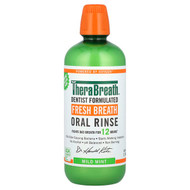 <img alt="TheraBreath, Fresh Breath Oral Rinse, Mild Mint , 33.8 fl oz (1 l)" title="TheraBreath, Fresh Breath Oral Rinse, Mild Mint , 33.8 fl oz (1 l),697029100905"