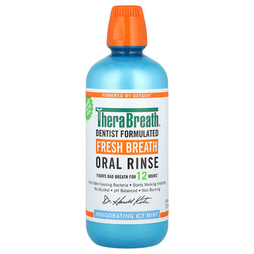 <img alt="TheraBreath, Fresh Breath Oral Rinse, Invigorating Icy Mint, 33.8 fl oz (1 l)" title="TheraBreath, Fresh Breath Oral Rinse, Invigorating Icy Mint, 33.8 fl oz (1 l),697029676257"