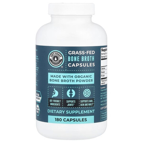 <img alt="Left Coast Performance, Grass-Fed Bone Broth, 180 Capsules" title="Left Coast Performance, Grass-Fed Bone Broth, 180 Capsules,752830334236"