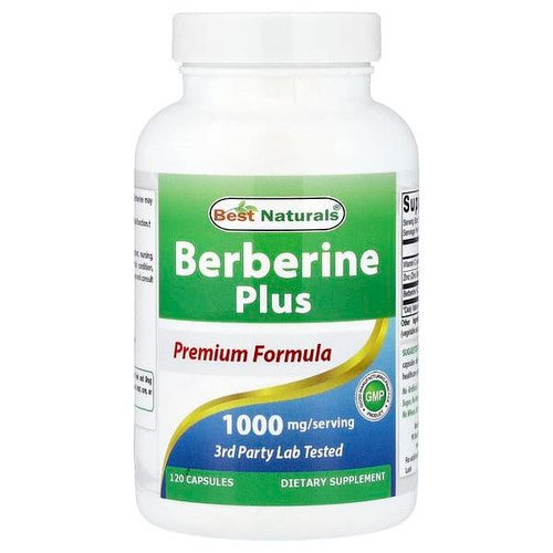 <img alt="Best Naturals, Berberine Plus, 120 Capsules" title="Best Naturals, Berberine Plus, 120 Capsules,817716013855"