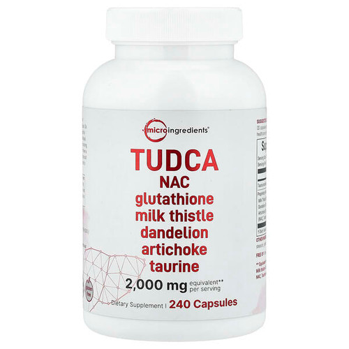 <img alt="Micro Ingredients, TUDCA, 240 Capsules" title="Micro Ingredients, TUDCA, 240 Capsules,850074438205"