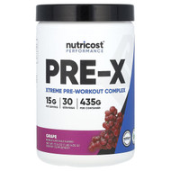 <img alt="Nutricost, Performance, PRE-X, Xtreme Pre-Workout Complex, Grape, 1 lb (435 g)" title="Nutricost, Performance, PRE-X, Xtreme Pre-Workout Complex, Grape, 1 lb (435 g),810014670966"