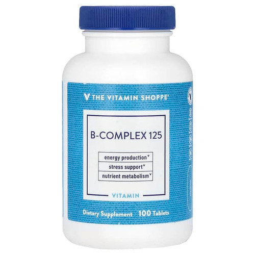 <img alt="The Vitamin Shoppe, B-Complex 125, 100 Tablets" title="The Vitamin Shoppe, B-Complex 125, 100 Tablets,766536010486"