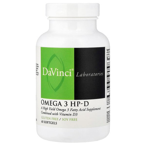 <img alt="DaVinci Laboratories, Omega 3 HP-D, 60 Softgels" title="DaVinci Laboratories, Omega 3 HP-D, 60 Softgels,026664249661"