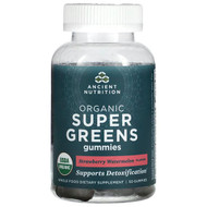 <img alt="Ancient Nutrition, Organic Super Greens Gummies, Strawberry Watermelon, 50 Gummies" title="Ancient Nutrition, Organic Super Greens Gummies, Strawberry Watermelon, 50 Gummies,816401026101"