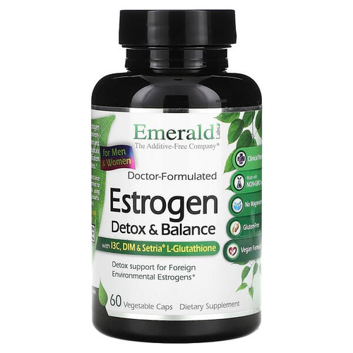 <img alt="Emerald Laboratories, Estrogen, Detox & Balance, 60 Vegetable Caps" title="Emerald Laboratories, Estrogen, Detox & Balance, 60 Vegetable Caps,743650003563"