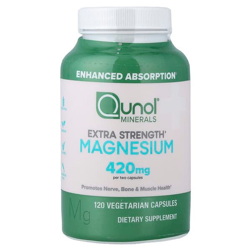 <img alt="Qunol, Magnesium, 120 Vegetarian Capsules (210 mg per Capsule)" title="Qunol, Magnesium, 120 Vegetarian Capsules (210 mg per Capsule),850052593391"