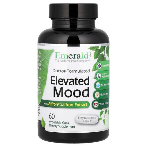 <img alt="Emerald Laboratories, Elevated Mood with Affron Saffron Extract, 60 Vegetable Caps" title="Emerald Laboratories, Elevated Mood with Affron Saffron Extract, 60 Vegetable Caps,743650003693"