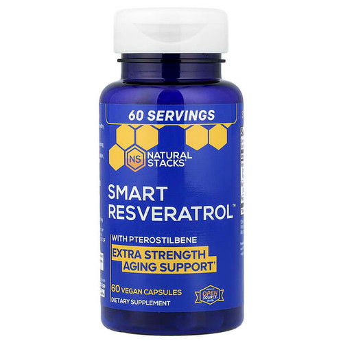 <img alt="Natural Stacks, Smart Resveratrol, 60 Vegan Capsules" title="Natural Stacks, Smart Resveratrol, 60 Vegan Capsules,850038130800"