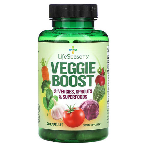 <img alt="LifeSeasons, Veggie Boost, 90 Capsules" title="LifeSeasons, Veggie Boost, 90 Capsules,810034441805"