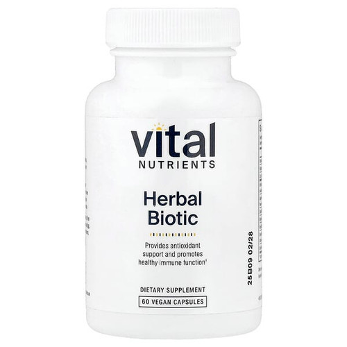 <img alt="Vital Nutrients, Herbal Biotic, 60 Vegan Capsules" title="Vital Nutrients, Herbal Biotic, 60 Vegan Capsules,693465221112"