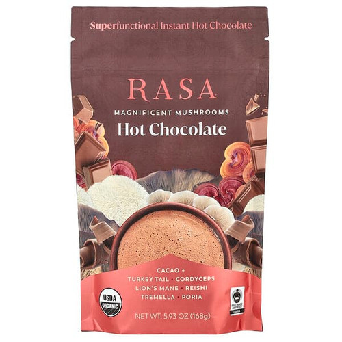 <img alt="Rasa, Magnificent Mushrooms, Hot Chocolate , 5.93 oz (168 g)" title="Rasa, Magnificent Mushrooms, Hot Chocolate , 5.93 oz (168 g),850002599633"