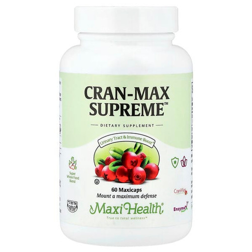 <img alt="Maxi Health, Cran-Max Supreme, 60 Maxicaps" title="Maxi Health, Cran-Max Supreme, 60 Maxicaps,753406170067"
