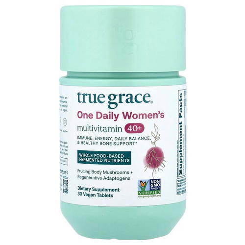<img alt="True Grace, One Daily Womens Multivitamin 40+, 30 Vegan Tablets" title="True Grace, One Daily Womens Multivitamin 40+, 30 Vegan Tablets,850028009031"