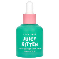 <img alt="I Dew Care, Juicy Kitten, Purifying Power-Green Serum, 1.01 fl oz (30 ml)" title="I Dew Care, Juicy Kitten, Purifying Power-Green Serum, 1.01 fl oz (30 ml),8806190718747"