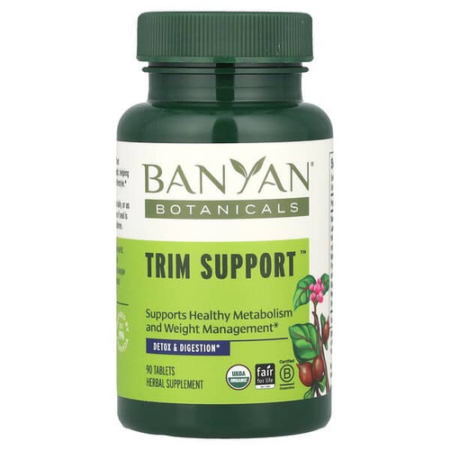 <img alt="Banyan Botanicals, Trim Support, 90 Tablets" title="Banyan Botanicals, Trim Support, 90 Tablets,618192011515"