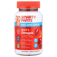 <img alt="SmartyPants, Kids Zero Sugar, Multi & Omegas, Strawberry Banana, 60 Gummies" title="SmartyPants, Kids Zero Sugar, Multi & Omegas, Strawberry Banana, 60 Gummies,817053024514"