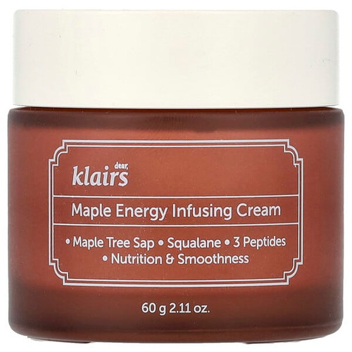 <img alt="Dear, Klairs, Maple Energy Infusing Cream, 2.11 oz (60 g)" title="Dear, Klairs, Maple Energy Infusing Cream, 2.11 oz (60 g),8809572893964"