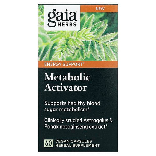 <img alt="Gaia Herbs, Metabolic Activator, 60 Vegan Capsules" title="Gaia Herbs, Metabolic Activator, 60 Vegan Capsules,751063153645"